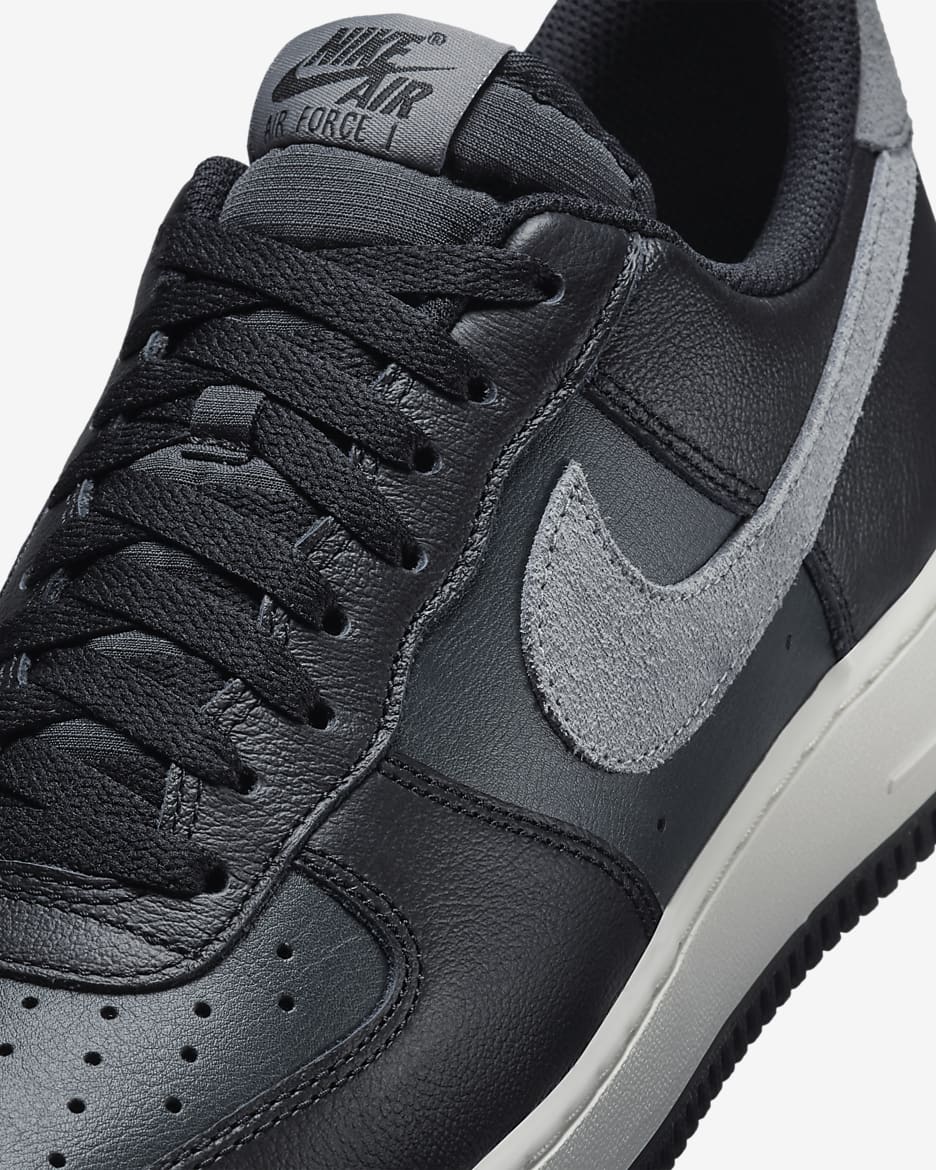 Nike air force 1 dark grey/black/white best sale